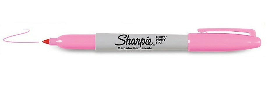Marqueur permanent pointe fine Sharpie rose