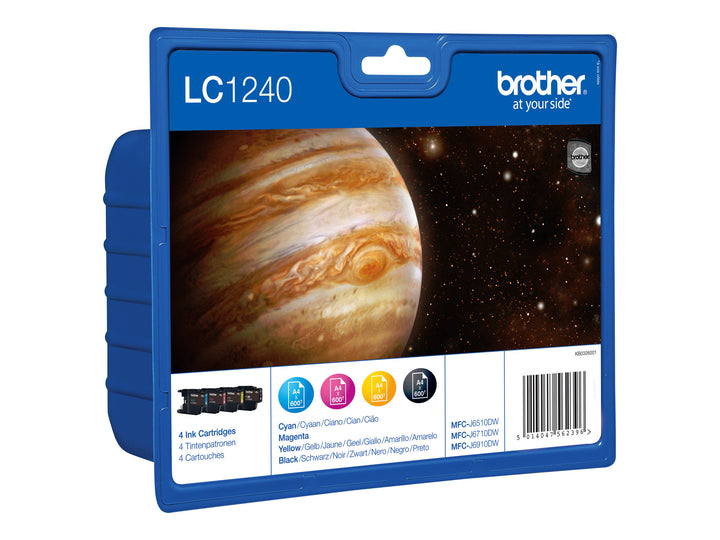 Pack 4 cartouches Brother lc1240 - impression économique