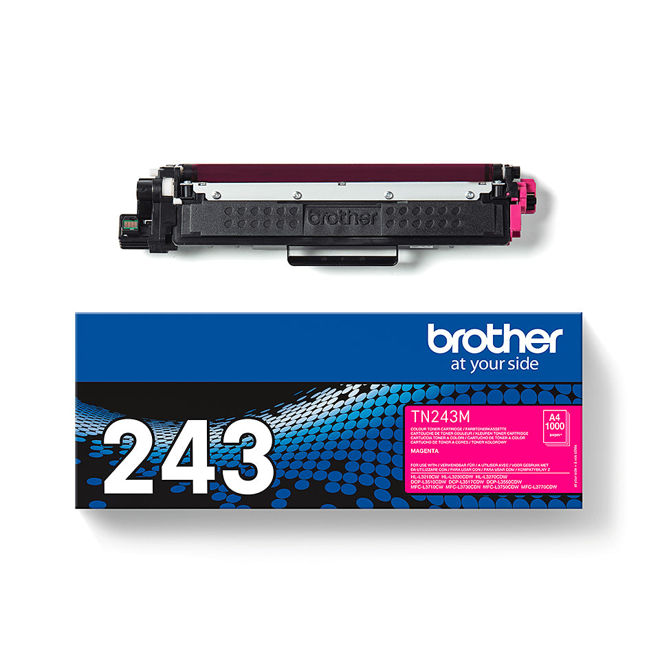 Toner laser Brother tn243m - rendement 1000 pages