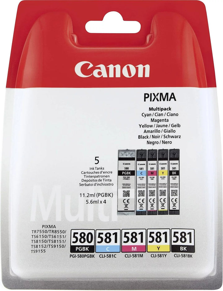 Multipack d'encre Canon pgi-580/cli-581 - impression durable