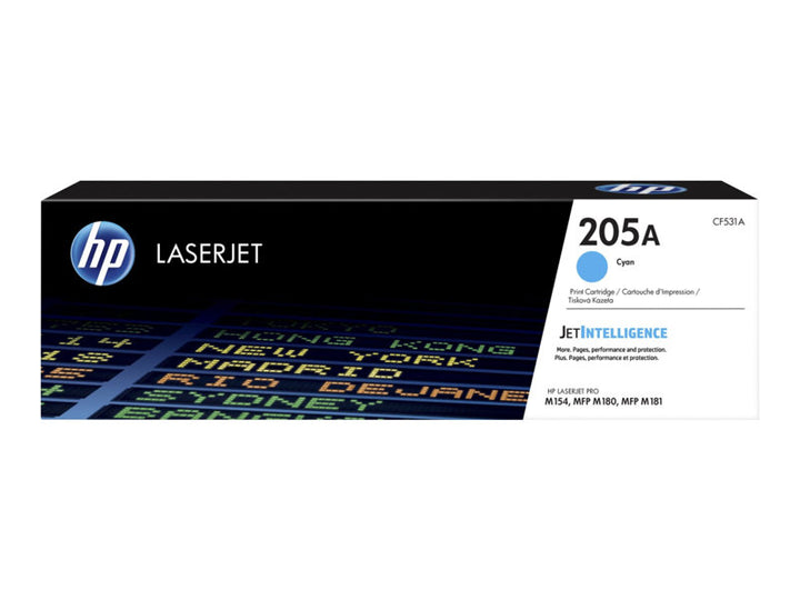 Cartouche toner HP cyan 205a - 900 pages