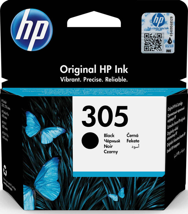 Cartouche d'encre HP 305 - rendement 120 pages
