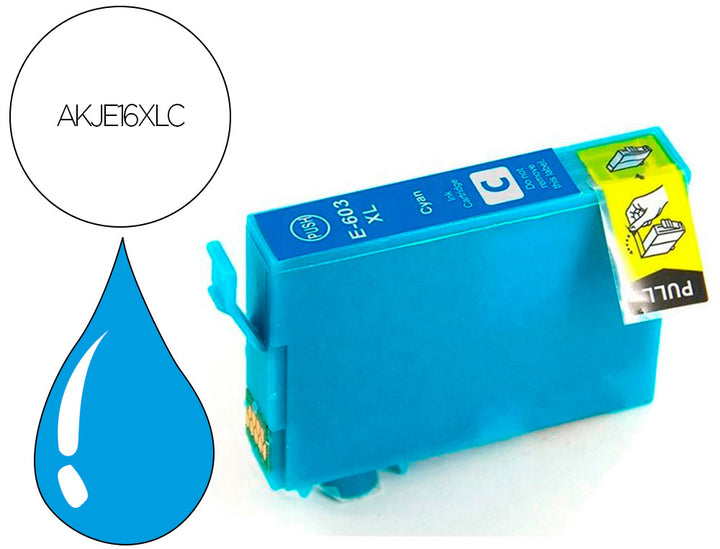 Cartouche Compatible Epson T1632 Cyan 15ml