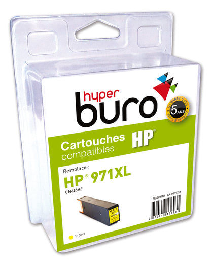 jCartouche  remanufacturée HP 971XL jaune haute capacité