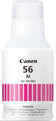 Bouteille d'encre Canon magenta gi-56 - haut rendement