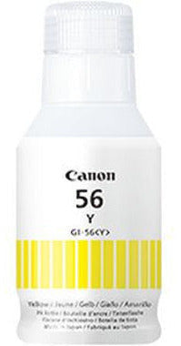 Bouteille d'encre Canon jaune gi-56y - haut rendement 14000 pages