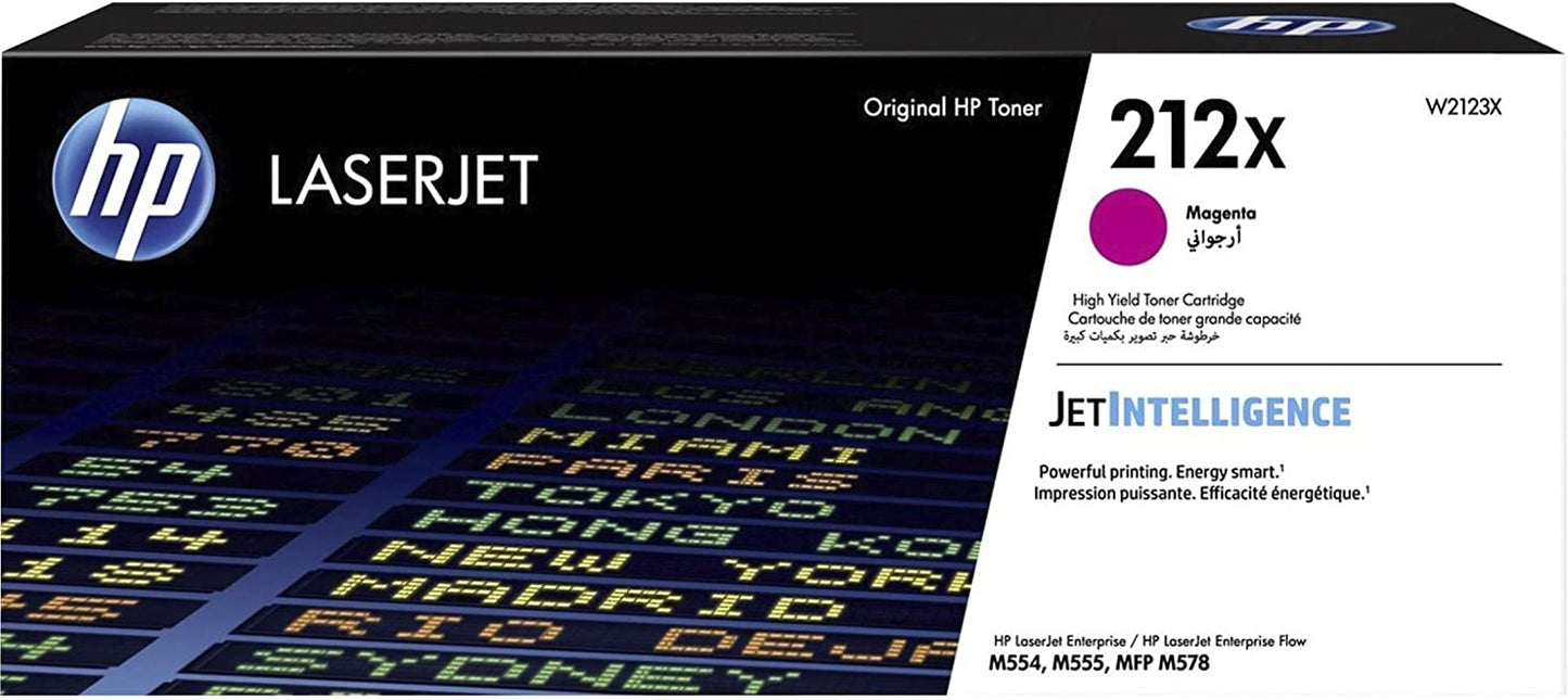 Cartouche toner HP laser 212x - magenta haute capacité