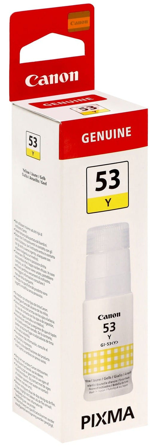 Bouteille d'encre jaune gi-53y - haut rendement 60 ml