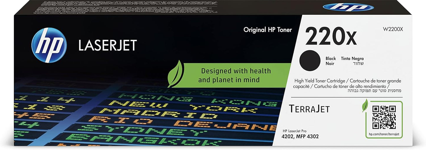 Cartouche toner HP noir 220x - haute capacité 7500 pages