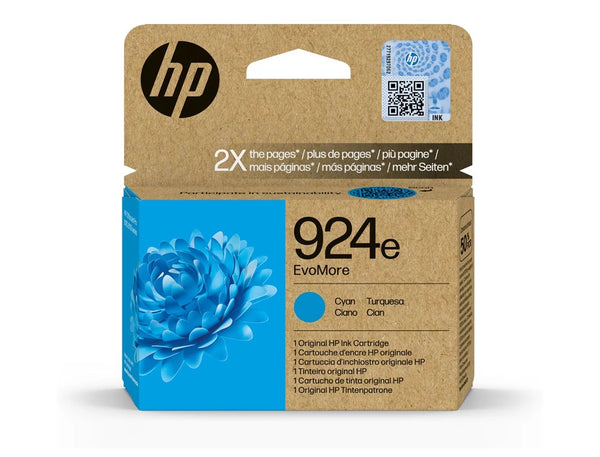 Cartouche cyan hp 924e - 800 pages
