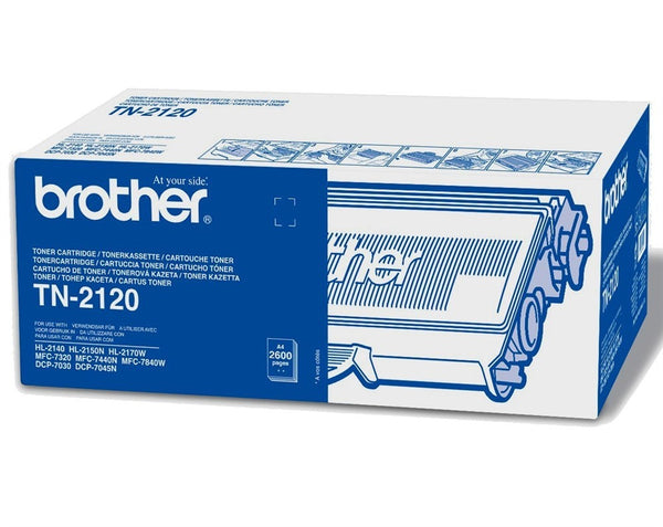 Cartouche toner Brother laser tn2120 - haute capacité 2600 pages