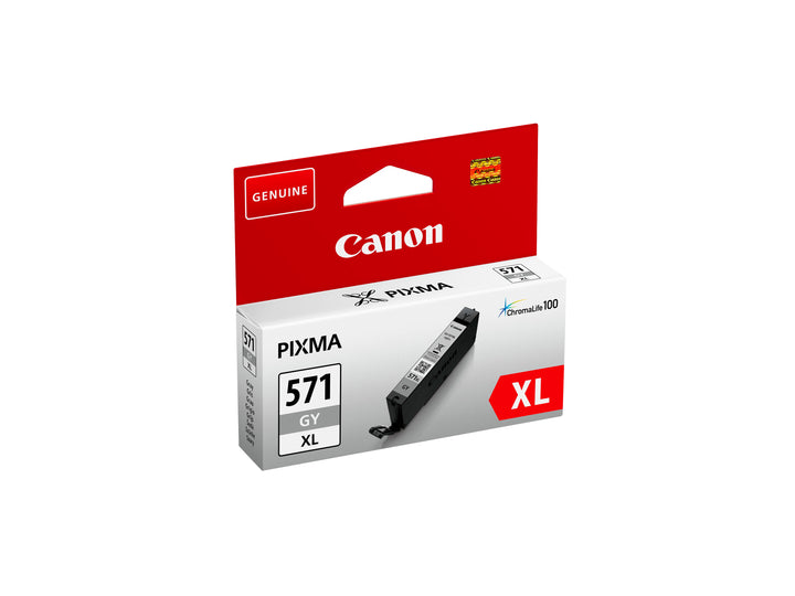 Cartouche d'encre Canon CLI-571XL grise - haut rendement
