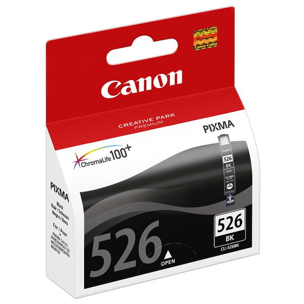 Cartouche d'encre Canon CLI-526BK noire - impression nette