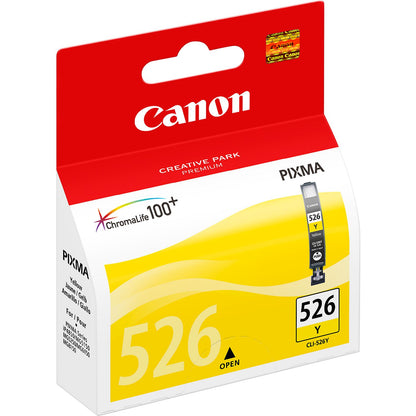 Cartouche d'encre Canon CLI-526Y jaune - Impression nette