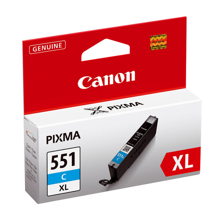 Cartouche Canon CLI-551XL cyan haute autonomie