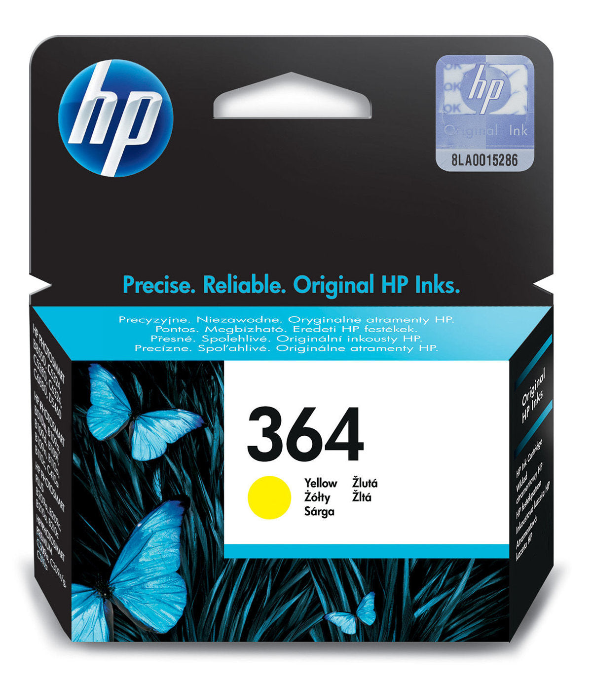 Cartouche d'encre HP jaune 364 - impression vive