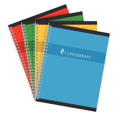 Cahier 17x22 spirales 100 pages seyes