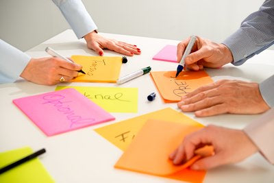 Blocs-notes autocollants Post-it®  152x203 mm- Couleurs néon
