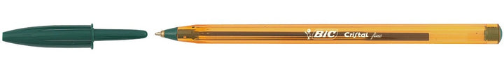 Stylo bille bic cristal fine vert