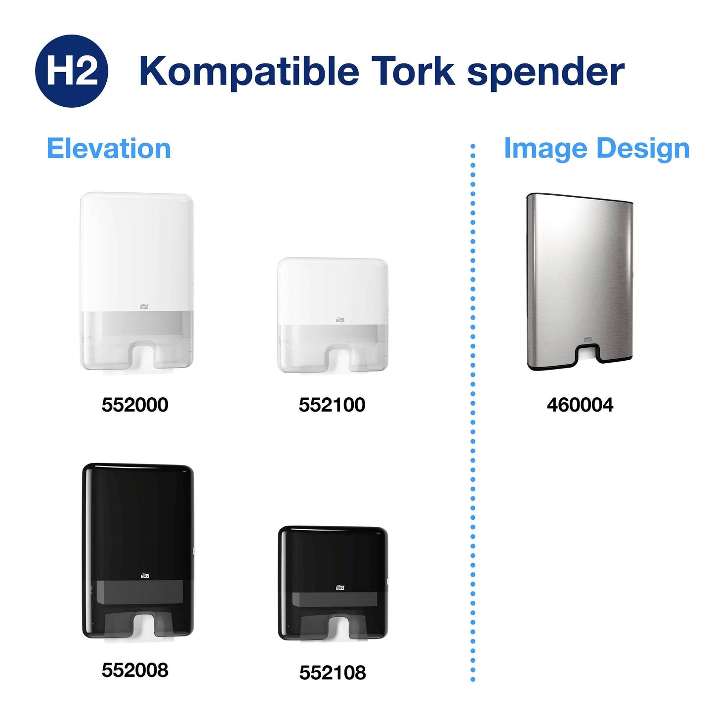 Essuie-mains blanc compresses Z tork 225 feuilles
