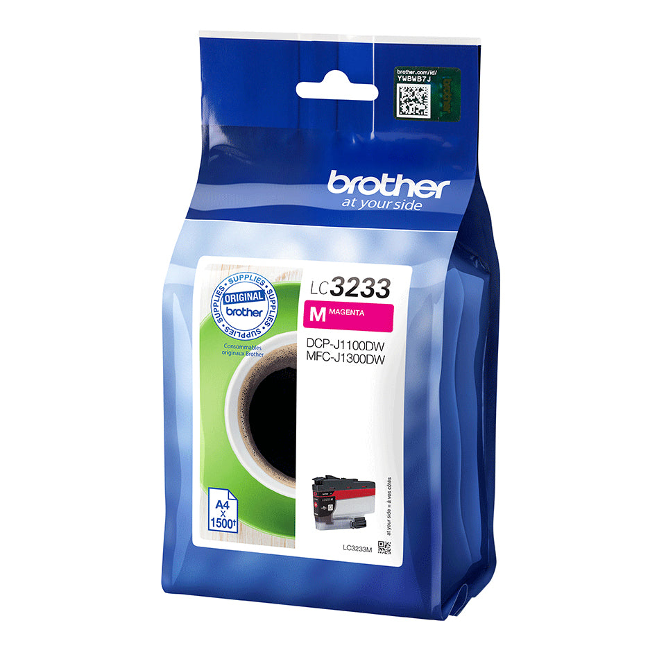 Cartouche d'encre Brother LC3233ma - magenta, 1500 pages