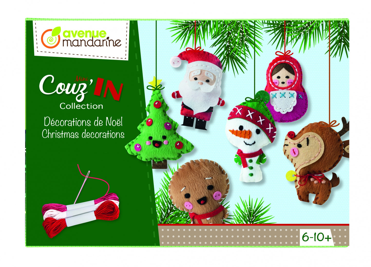 Boîte créative mini couz'in - décorations de noël