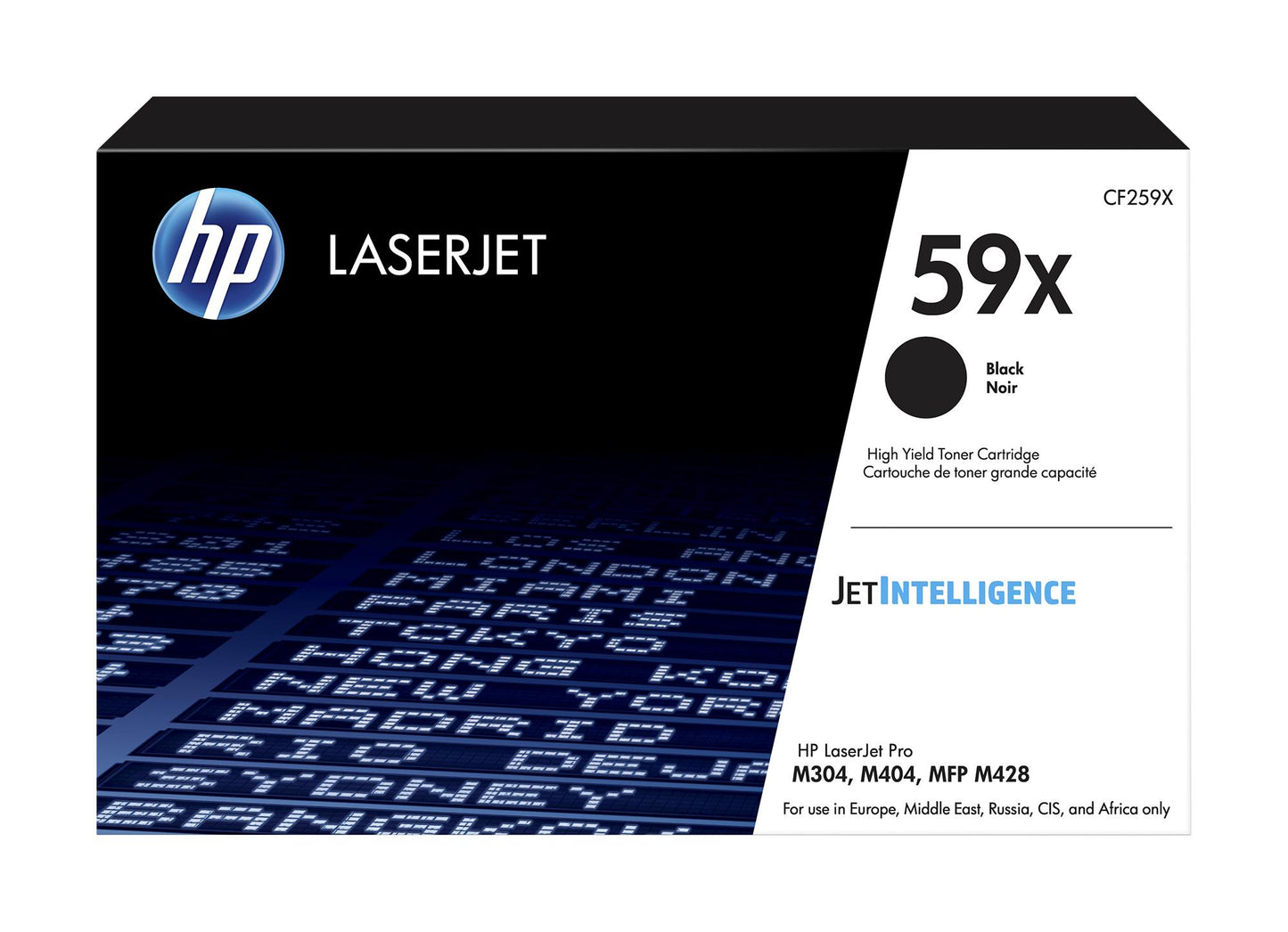 Cartouche toner HP cf259x - rendement 10 000 pages