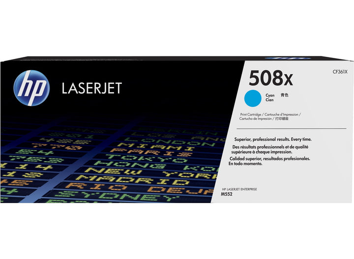 Cartouche toner HP cyan cf361x - haute capacité 9500 pages