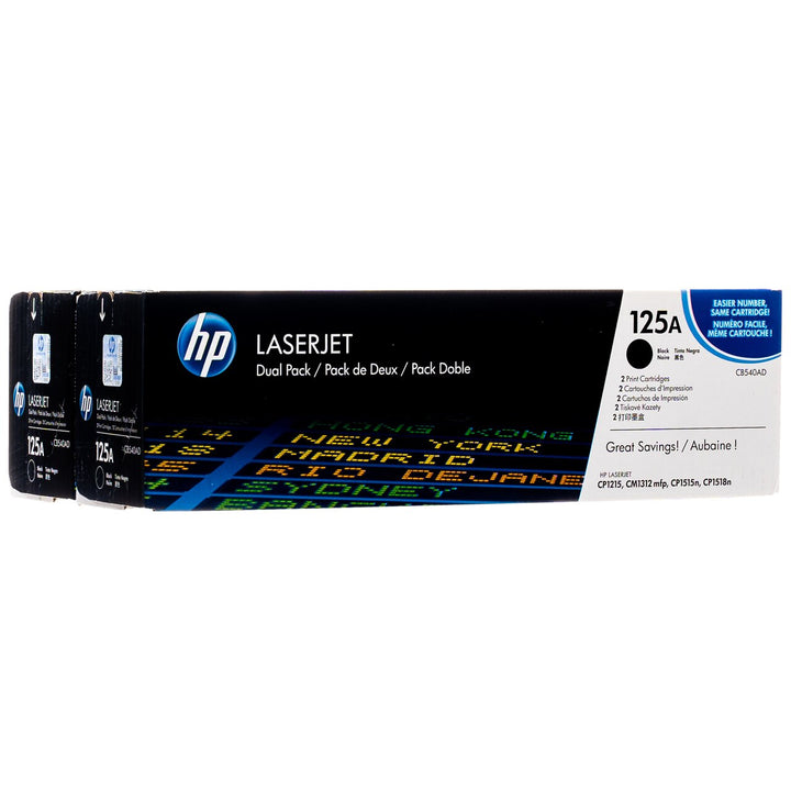 Bi-pack toner laser cb540ad - rendement élevé
