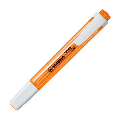 Surligneur swing cool orange - Pointe Biseautée, Encre à Eau