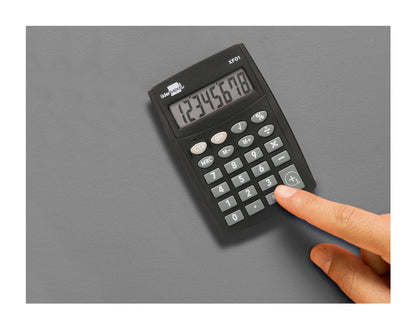 Calculatrice poche 8 chiffres noir