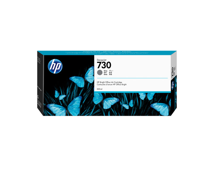 Cartouche d'encre HP 730 - gris 300 ml pour impressions nettes