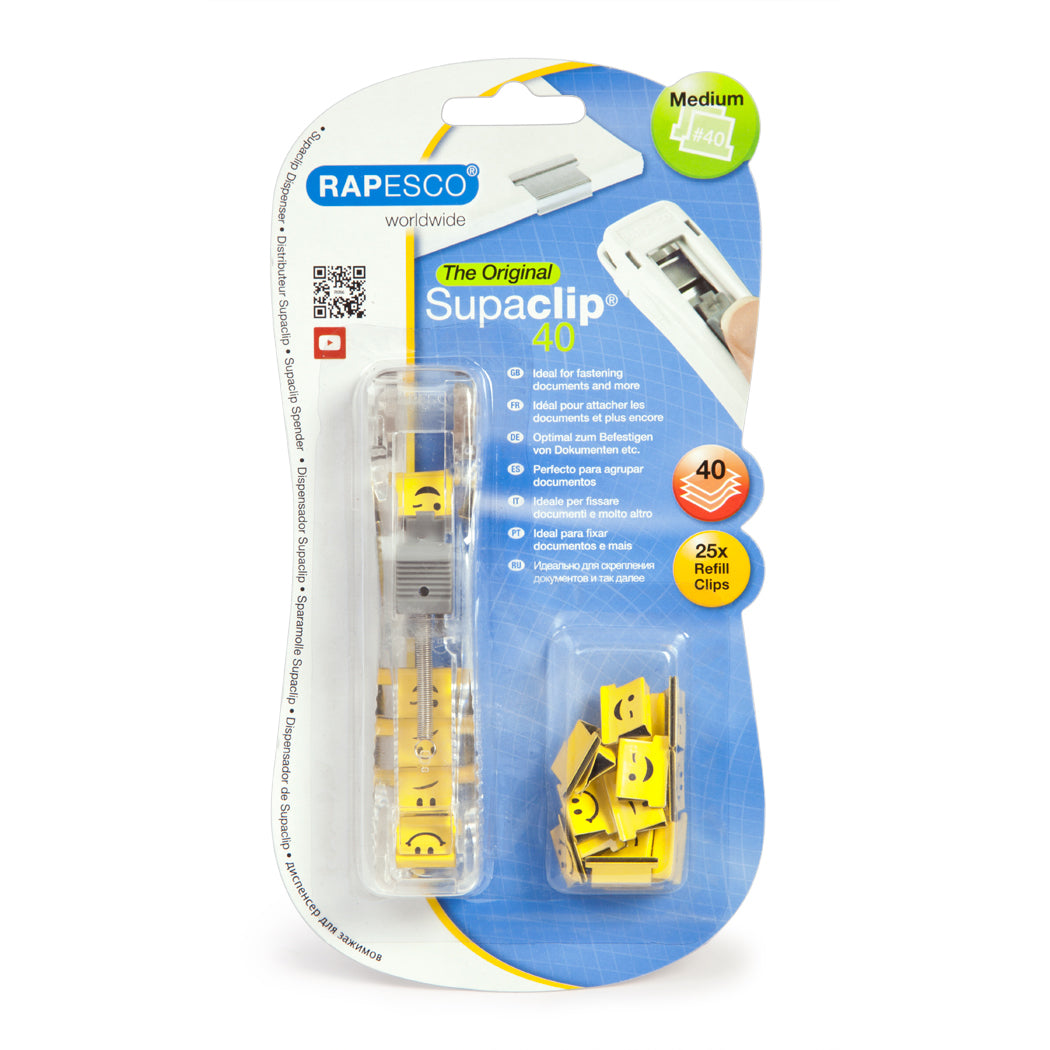 Distributeur supaclip #40 - 25 clips assortis