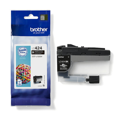 Cartouche d'encre Brother LC424bk - 750 pages