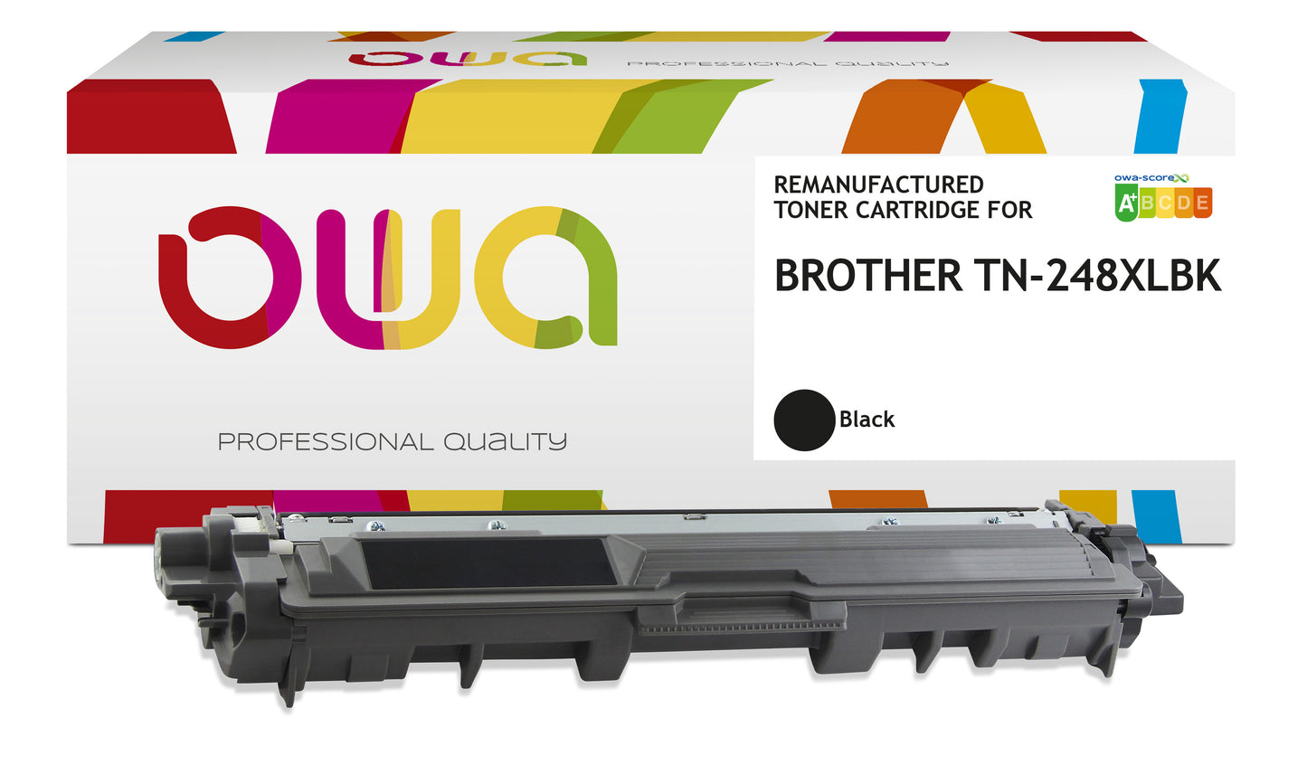 Cartouche laser remanufacturée Brother TN248xl- noir - rendement élevé
