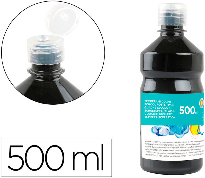 GOUACHE BRILLANTE NOIR 500ML