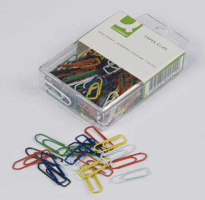 Attache-lettre trombonne 26mm couleur - boite de 125