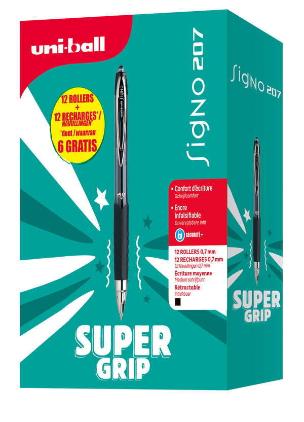 Stylo Roller Rétractable RT 207E - Écriture Fine et Durable