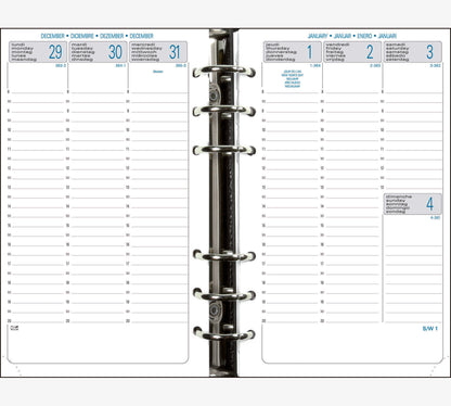 Organiseur dual violet - compact et modulaire