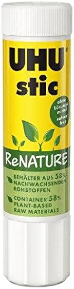 Bâton de colle UHU écologique 21g - formule naturelle