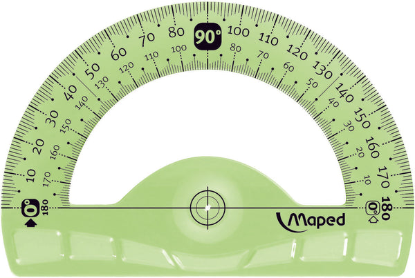 Rapporteur 180° 12cm - flexible et incassable