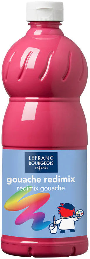Gouache Liquide 1L Rose Tyrien - Couleurs Brillantes
