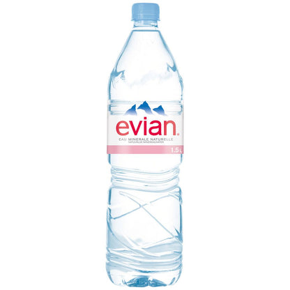 Eau Minérale Evian - Pureté Exceptionnelle - 1.5l