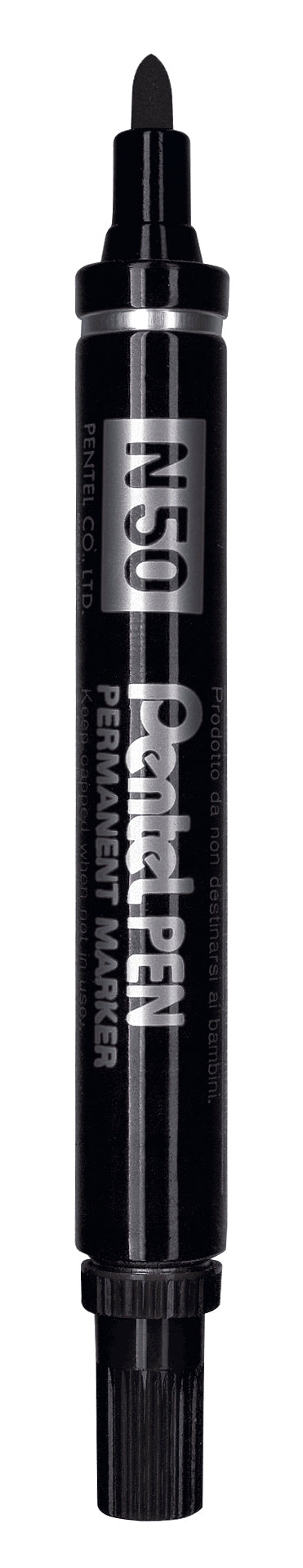 Marqueur permanent Pentel N50 pointe ogive - pack éco 36 unités