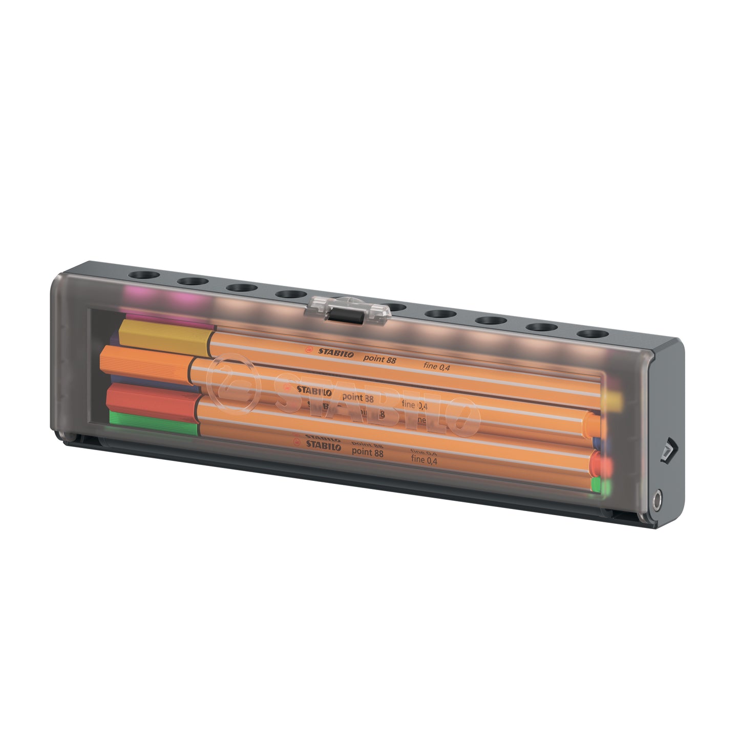 Feutres Pointe Fine 0,4 mm - Étui de 10 couleurs assorties