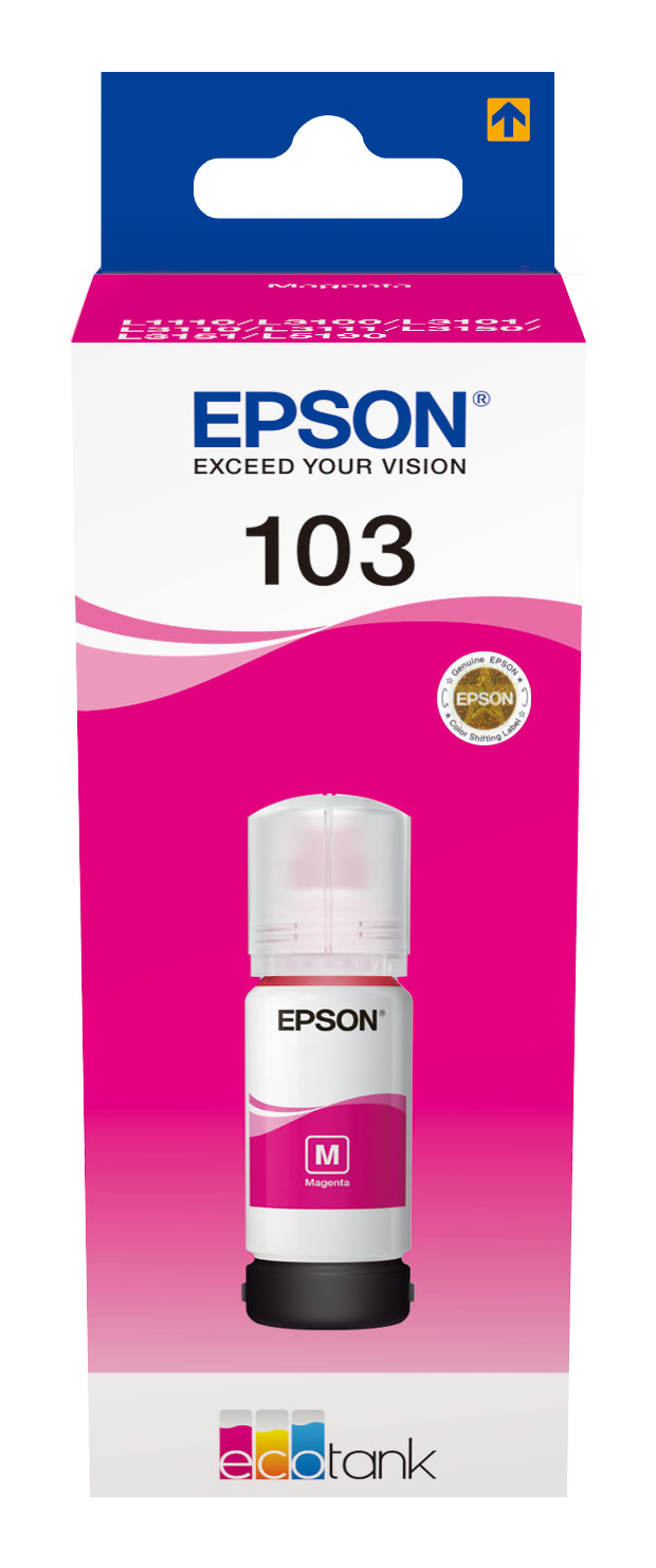 Bouteille d'encre Epson magenta ecotank - 65 ml