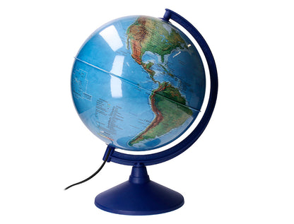 Globe Terrestre Lumineux 30 cm - Double Cartographie