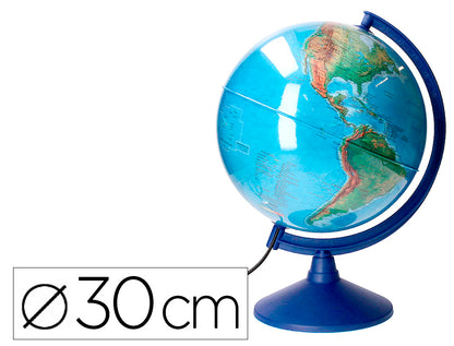 Globe Terrestre Lumineux 30 cm - Double Cartographie