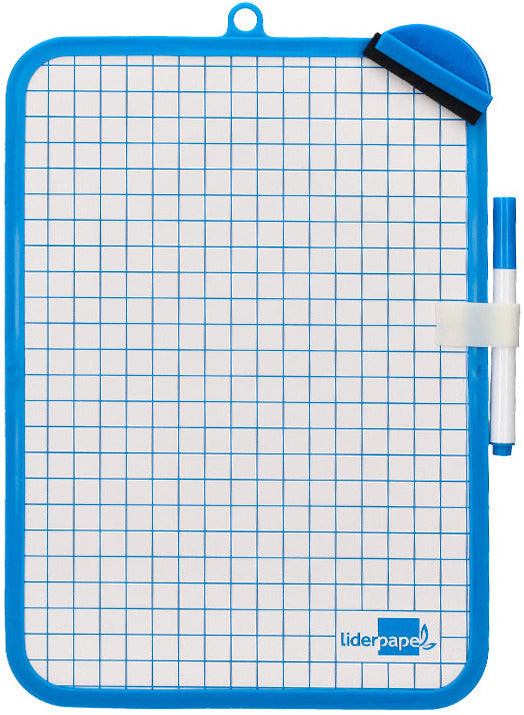 Ardoise Effaçable 18x26 cm - Surface Bleue