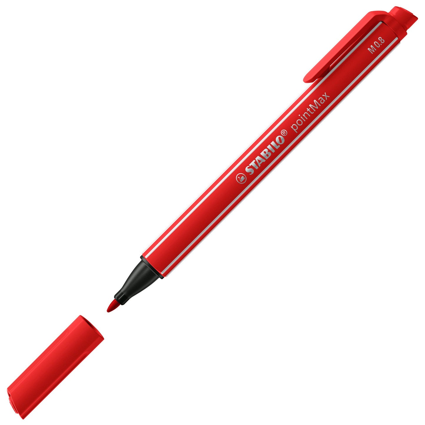 Feutre pointmax rouge - pointe moyenne 0,8 mm
